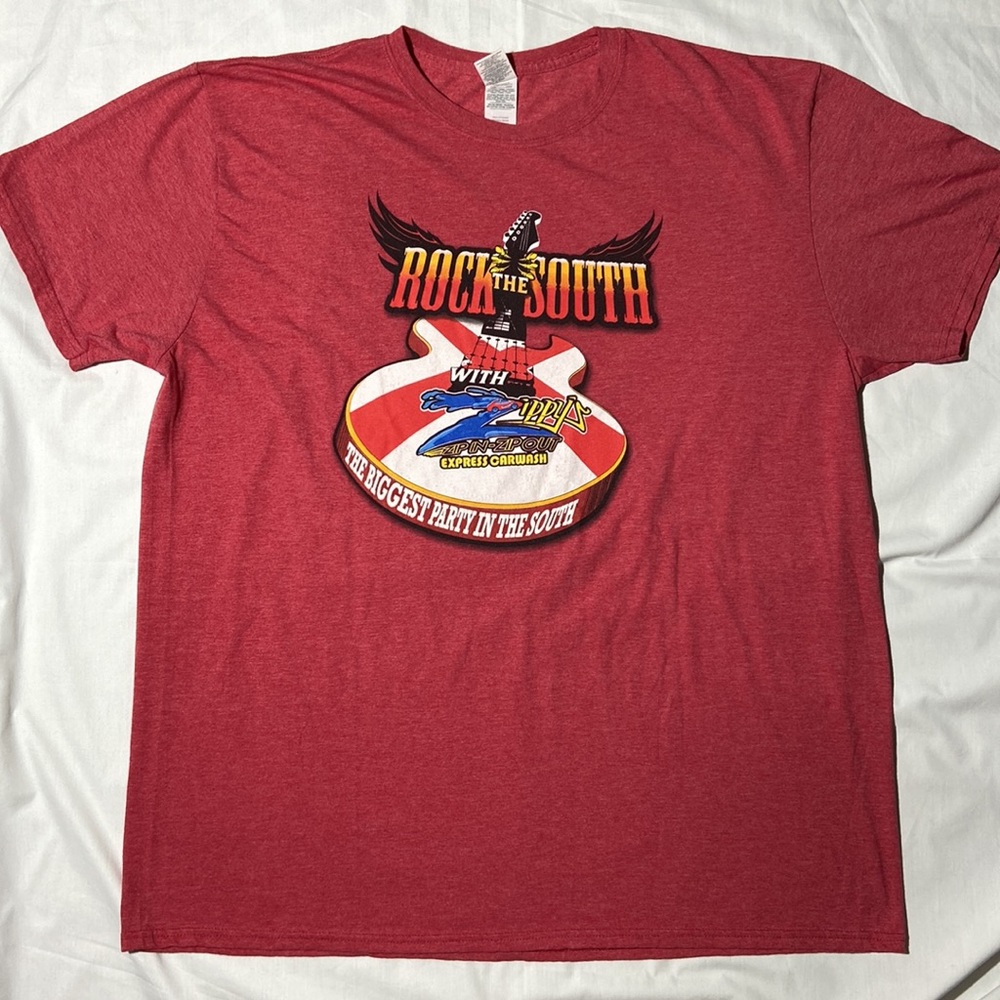 Rock The South June 2017 T-Shirt. XXL. Cullman, AL. Red Heather. Heritage Park